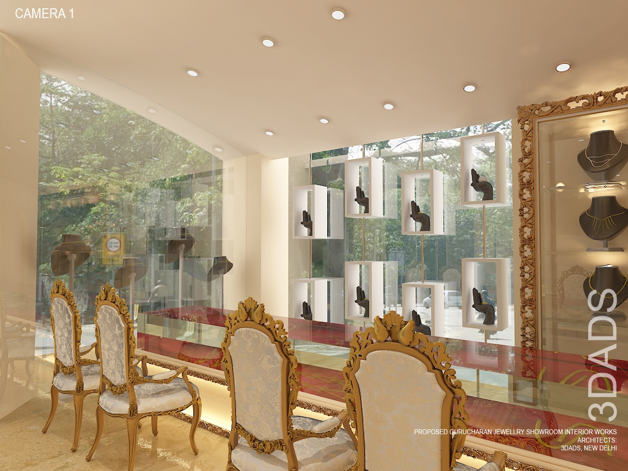 Modern Jewellery Showroom & Store Interior Design