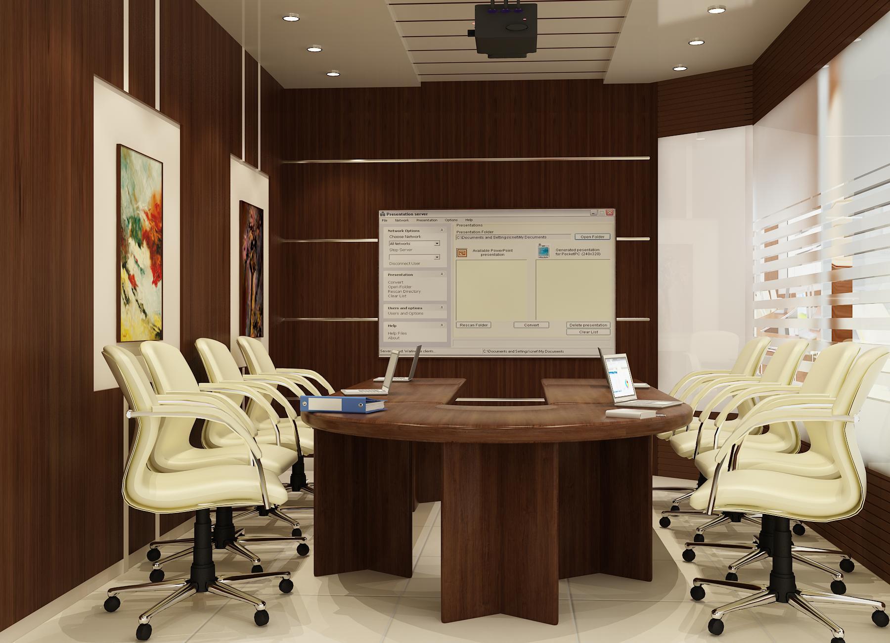 Modern office board room interior design