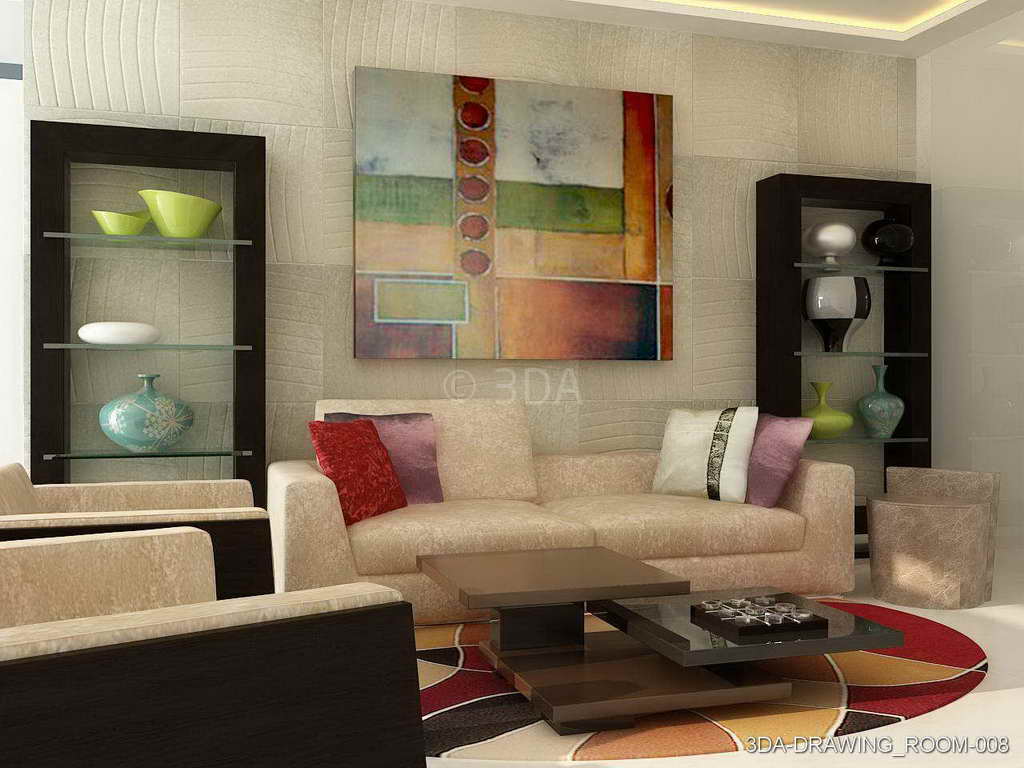 3DA :- Best Drawing Room interior Decorators in Delhi and Best Interior