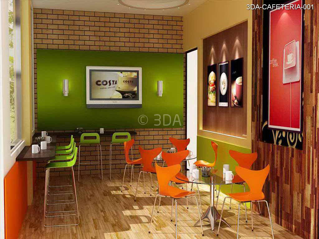 3DA Cafeteria Interior
